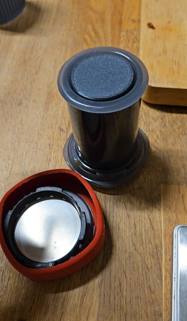 AeroPress Go Coffee Bean Container: Compact Travel Storage